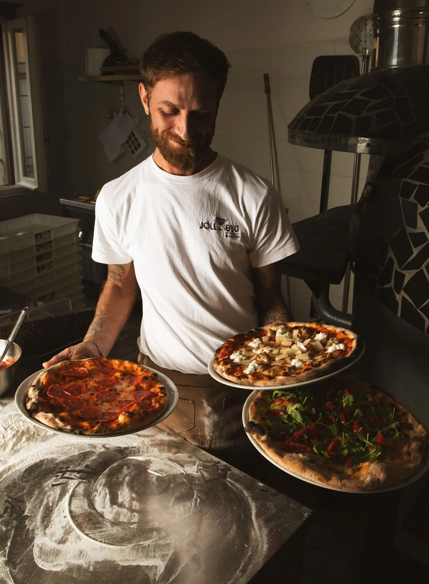 Il pizzaiolo del Jolly Blu